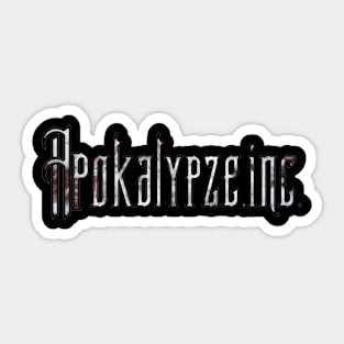 Apokalypze.tee. Sticker